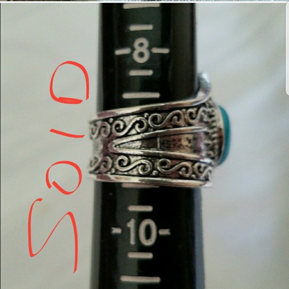 🍷 3 TURQUOISE RINGS - Picture 4 of 7